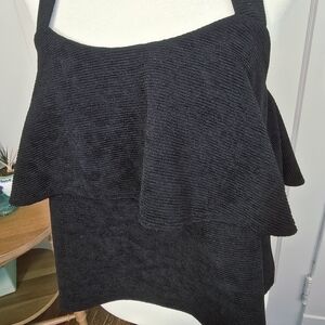 Madewell Black Ribbed Tank Top Size S